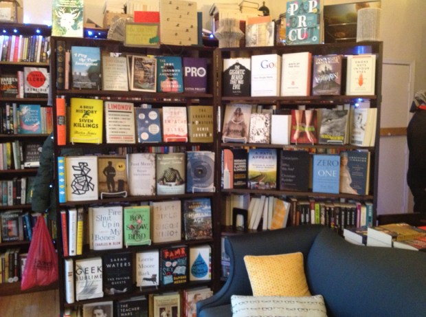 The book collection is a curated selection of mainstream, less traditional, and quirky (photo: DY)