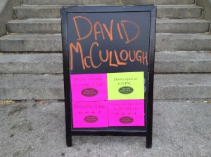 The ticket holders line stretched for over a block!