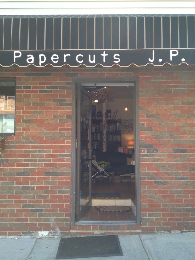Papercuts J.P. bookstore, Jamaica Plain, Boston (photo: DY, June 2015)